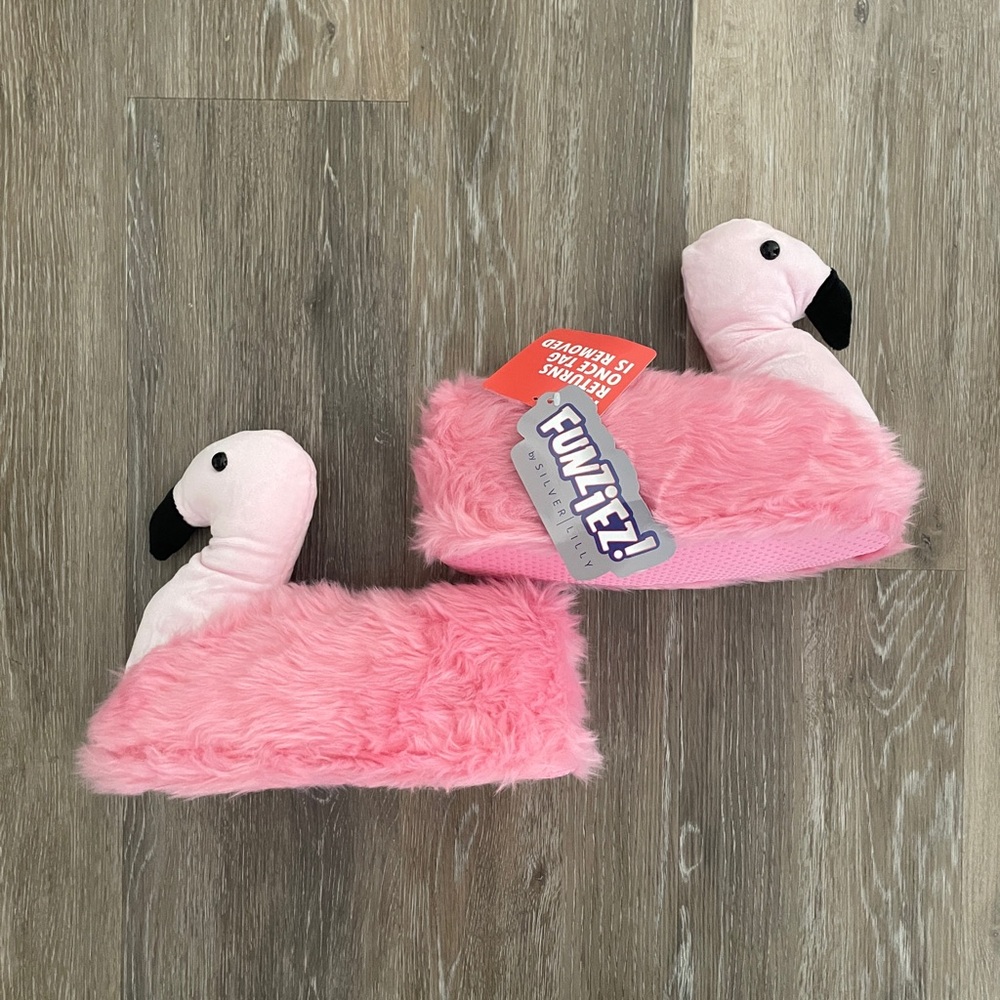 Pink Flamingo Slippers